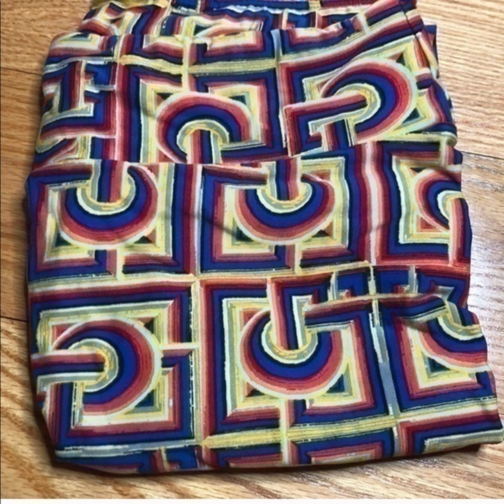 Lularoe TC Tall and Curvy Leggings Rainbows New 18